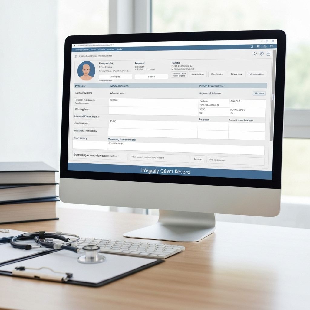 Primary care physician managing multiple patient conditions remotely
